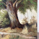 Le grand chêne, huile sur toile signé