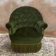 Velvet toad armchair