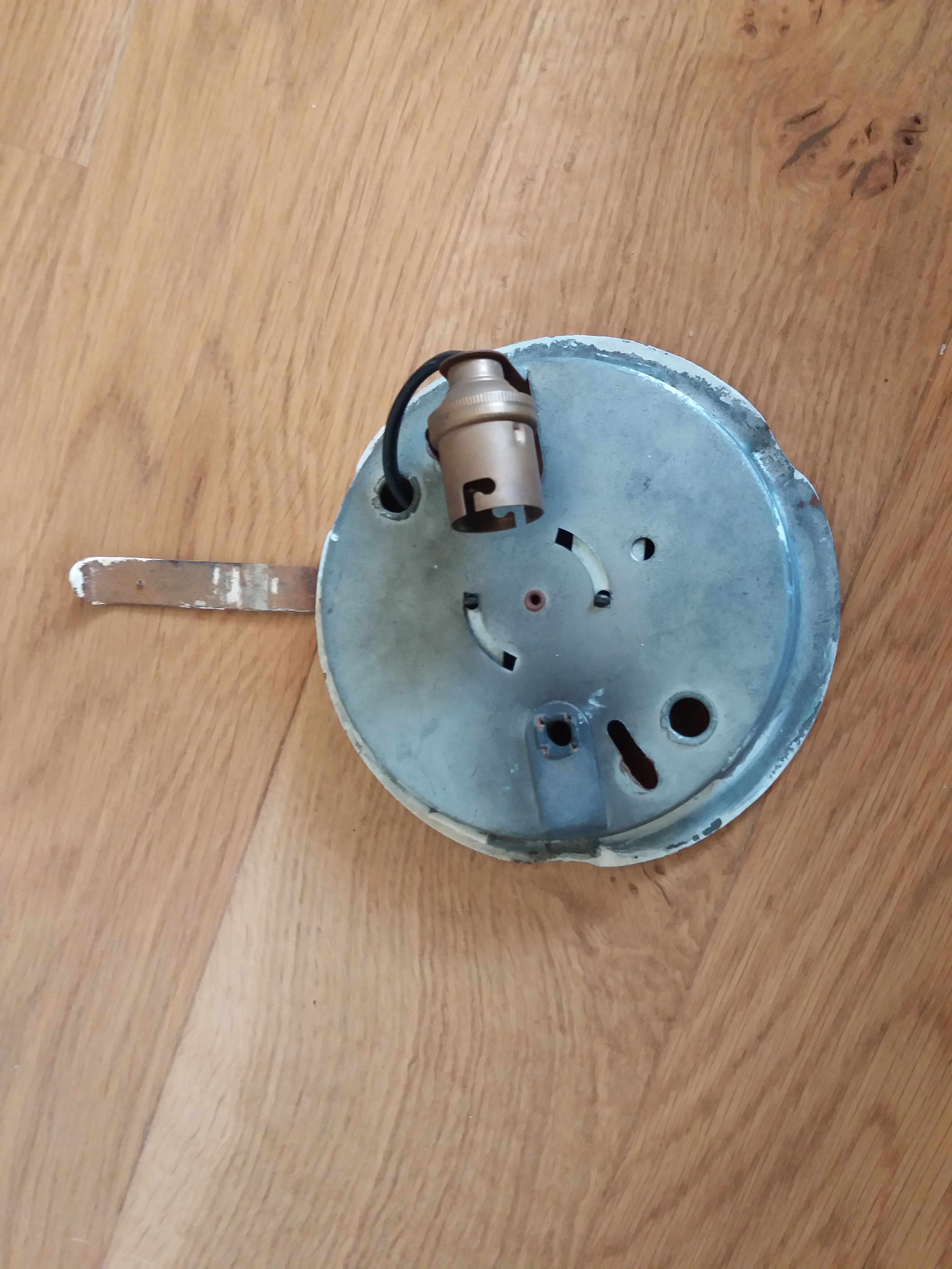 Wall lamp opaline globe diameter 25 cm