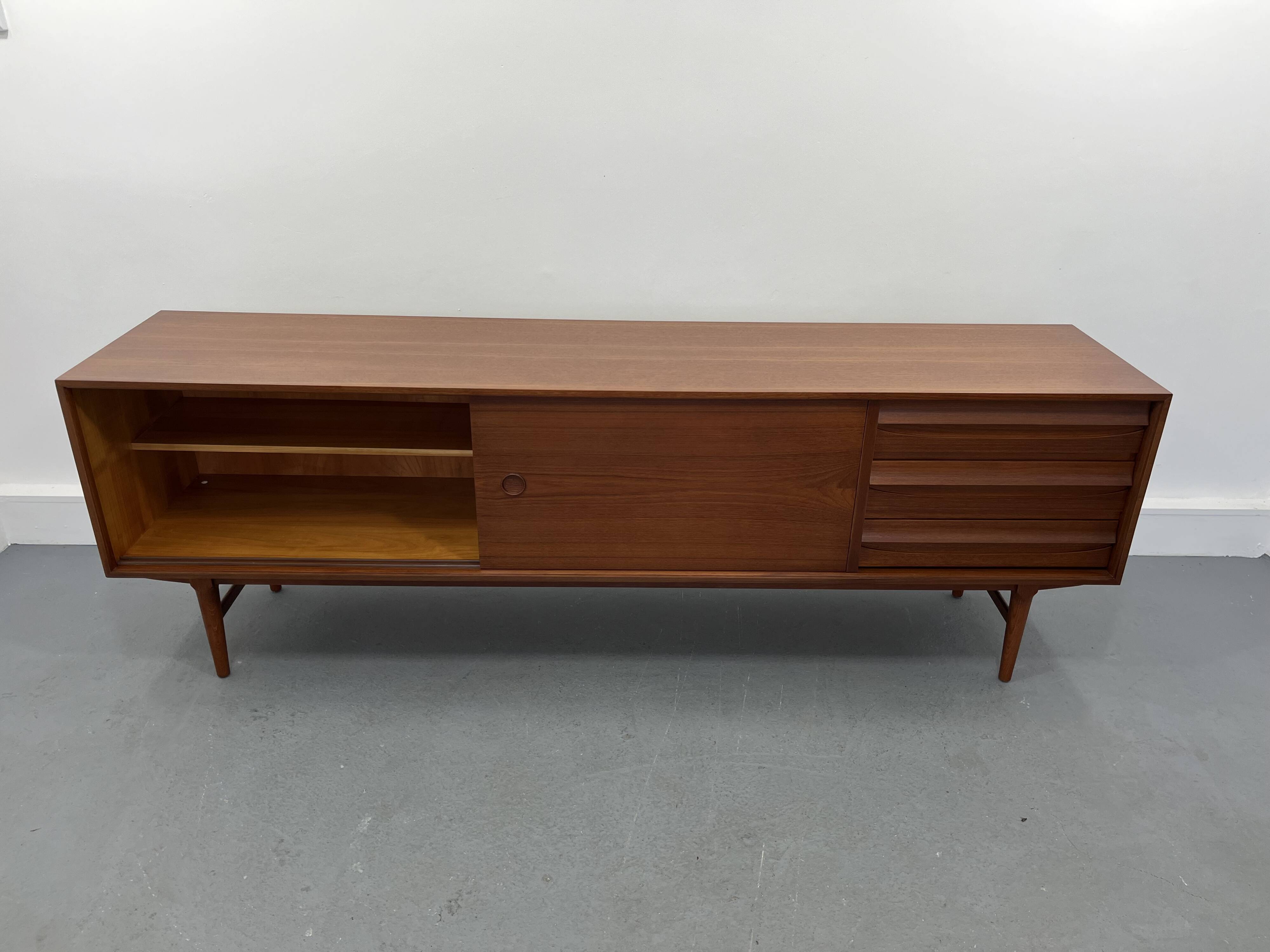 Danish teak sideboard long 220, 1960s