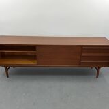 Enfilade danoise en teck long 220, années 1960