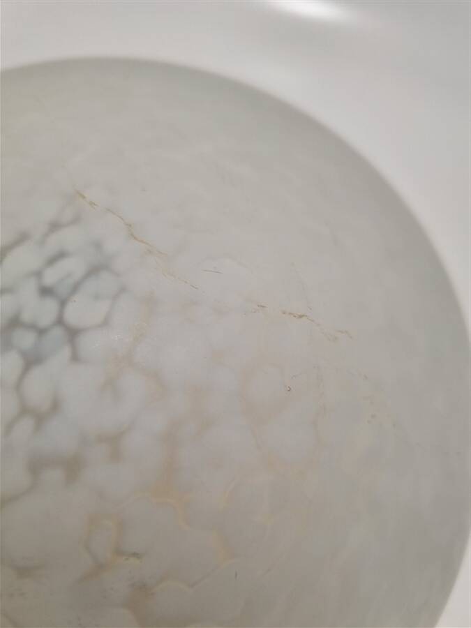 Plafonnier en verre moucheté