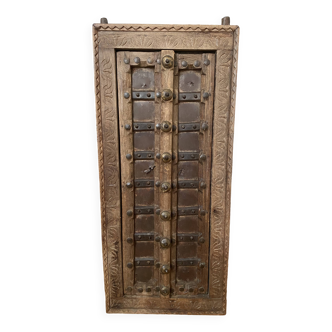 Fenêtre / Volets indien ancien en bois