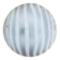 Peil & Putzler glass flush mount / wall lamp 'zebra', 1970s Germany