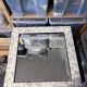 Miroir en travertin - fait main