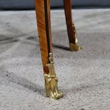 Petite table de salon en bois précieux, style louis xv – 1re partie xixe