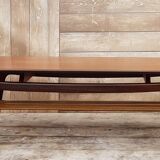 Teak coffee table by Louis van Teeffelen for WéBé, 1950s