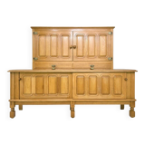 Model Mathias Sideboard in Oak by Guillerme and Chambron