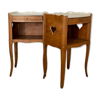 Pair of bedside table