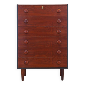 Commode en teck, design danois, années 1970, fabrication : Danemark