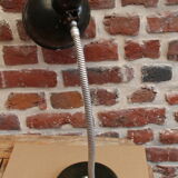 khaki green factory workshop lamp 50's