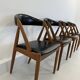 Chaises de Salle à Manger Modèle 31 par Kai Kristiansen pour Andersen Møbelfabrik, Set de