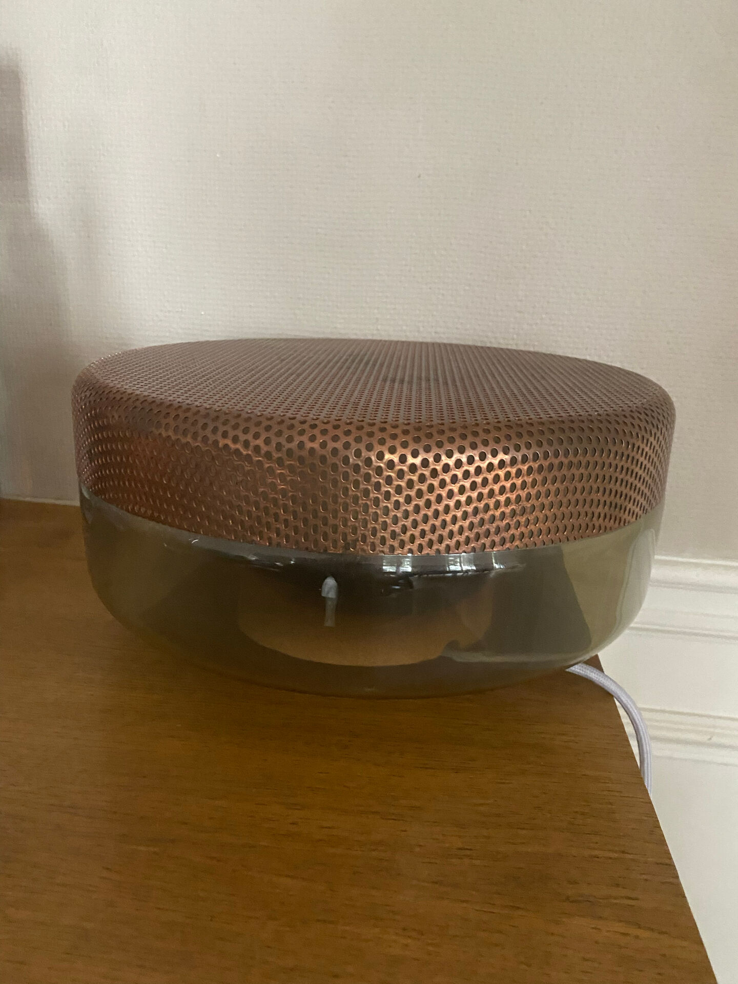 PULPO glass and metal table lamp
