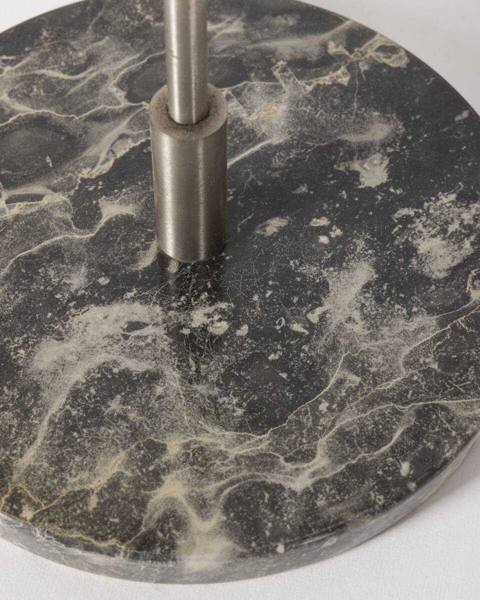 Vintage 50's table lamp in marble and perspex design lamter milano