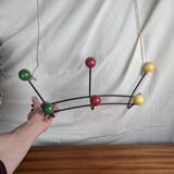 Roger Féraud Wall Coat Rack, Atomic Model, Vintage from the 50s