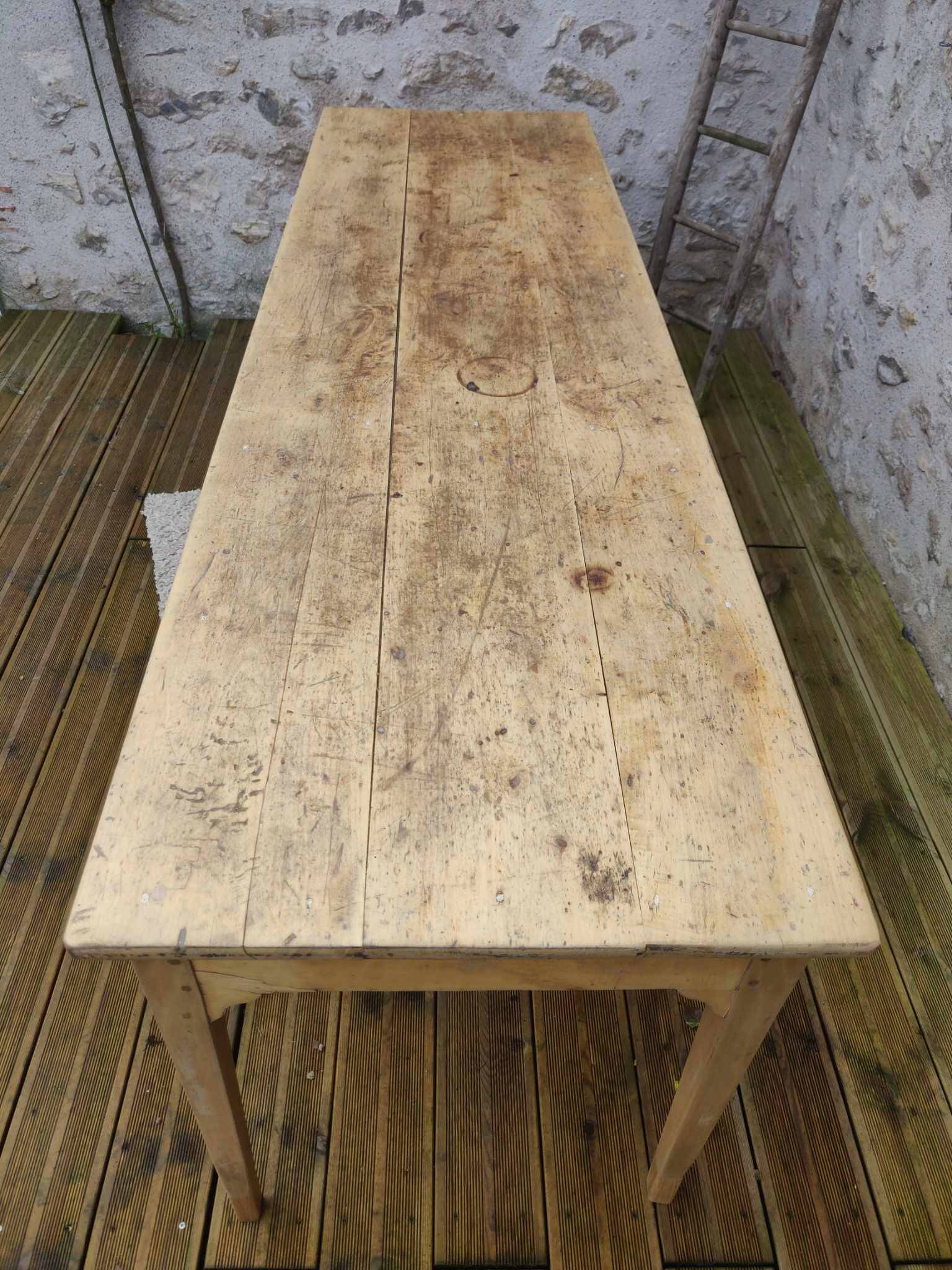 Old farm table