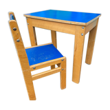 Vintage 1980 desk and child seat
