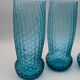 lot 4 glasses to orangeade vintage blues