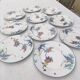 10 flat plates in Limoges porcelain - Haviland