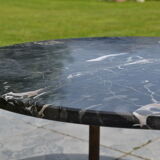 Black marble coffee table