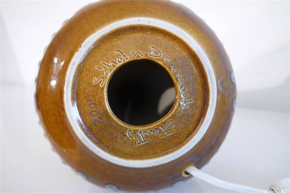 Lampe danoise en ceramique de Einar johansen 1960