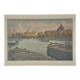Lithograph by Henri Rivière, Parisian Landscapes, The Institute and the City