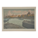 Lithograph by Henri Rivière, Parisian Landscapes, The Institute and the City
