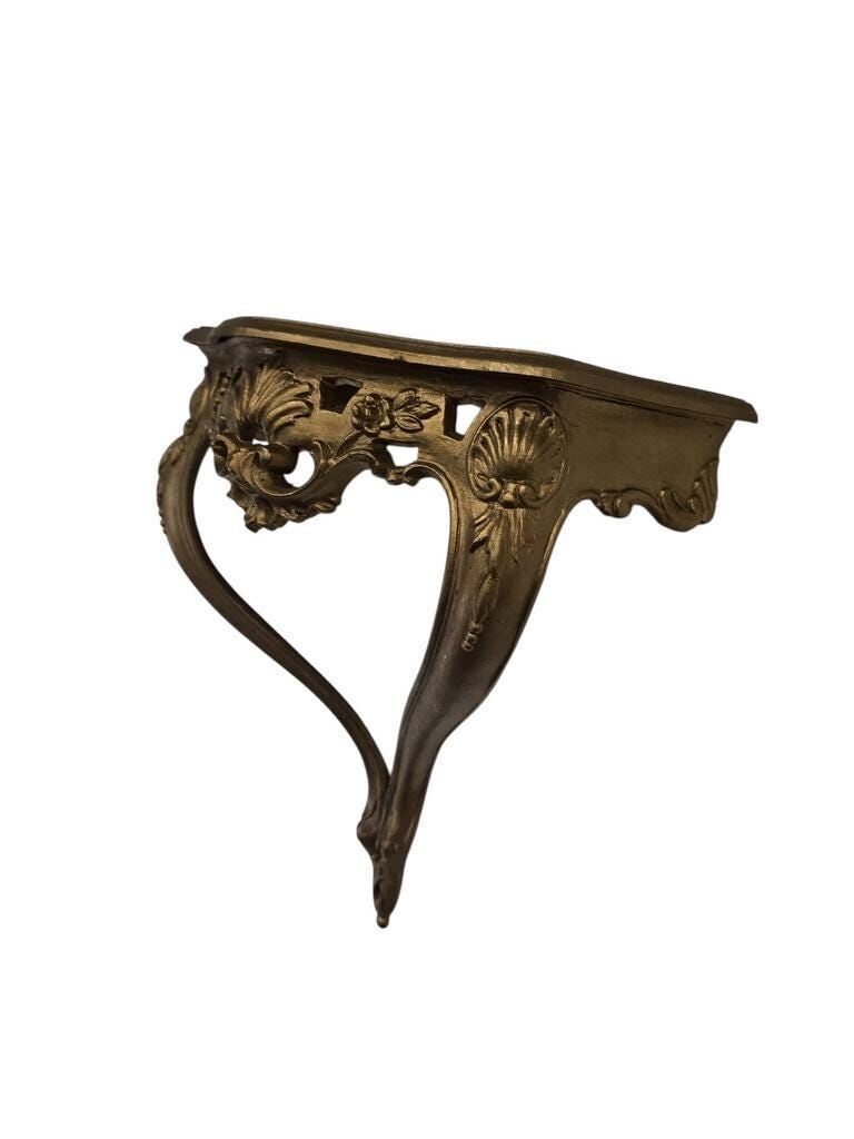 Vintage baroque hanging table/console in gold