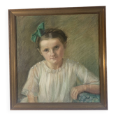 Painting "Portrait of a girl", 1950s