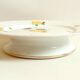 Limoges porcelain cake dish from the 1930s Diameter 23.5 cm