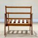 Fauteuil scandinave en hêtre, années 1960