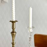 Solid brass candle holder