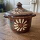 Small Alsatian pot in glazed ceramic