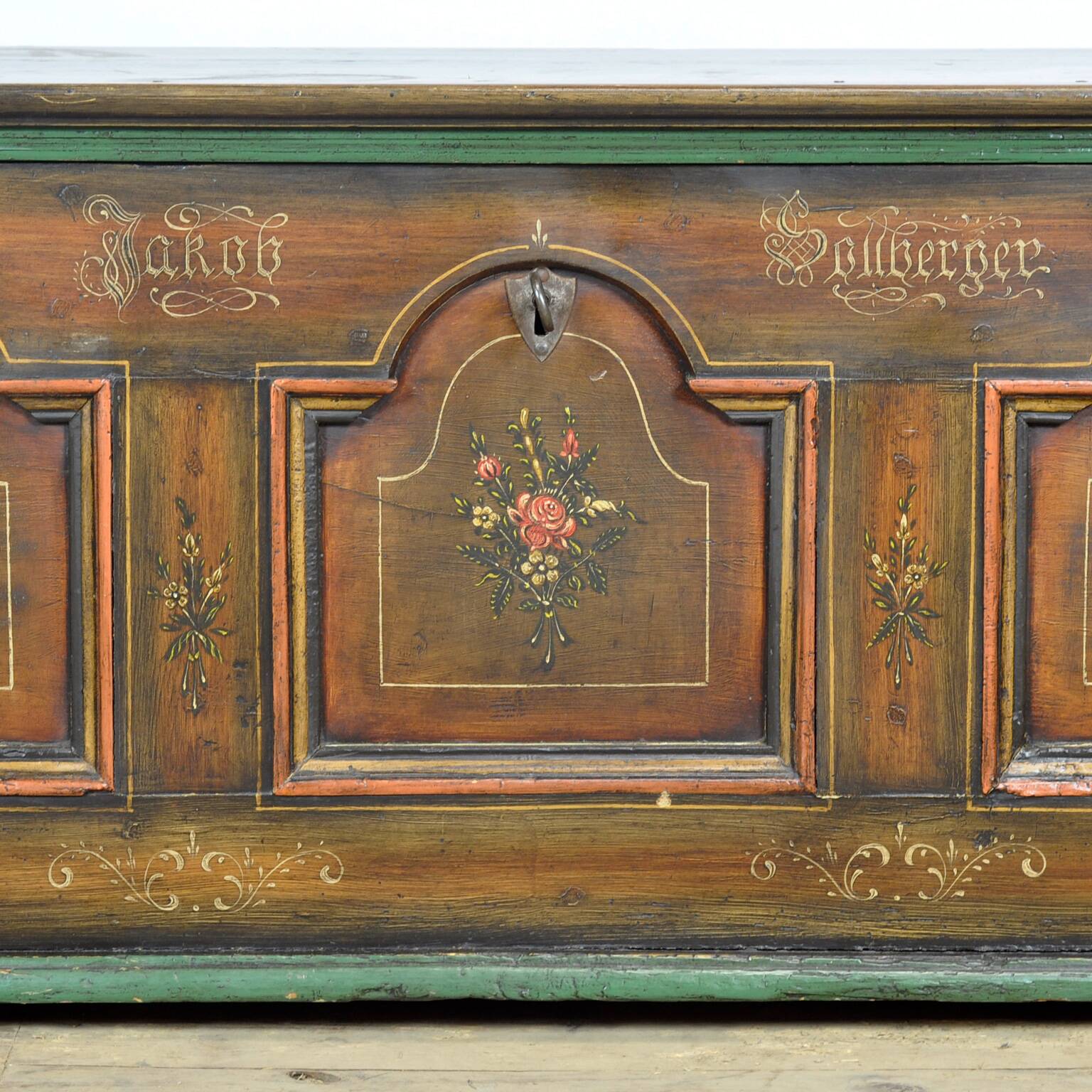 Folk-Art Bridal Chest, 1826