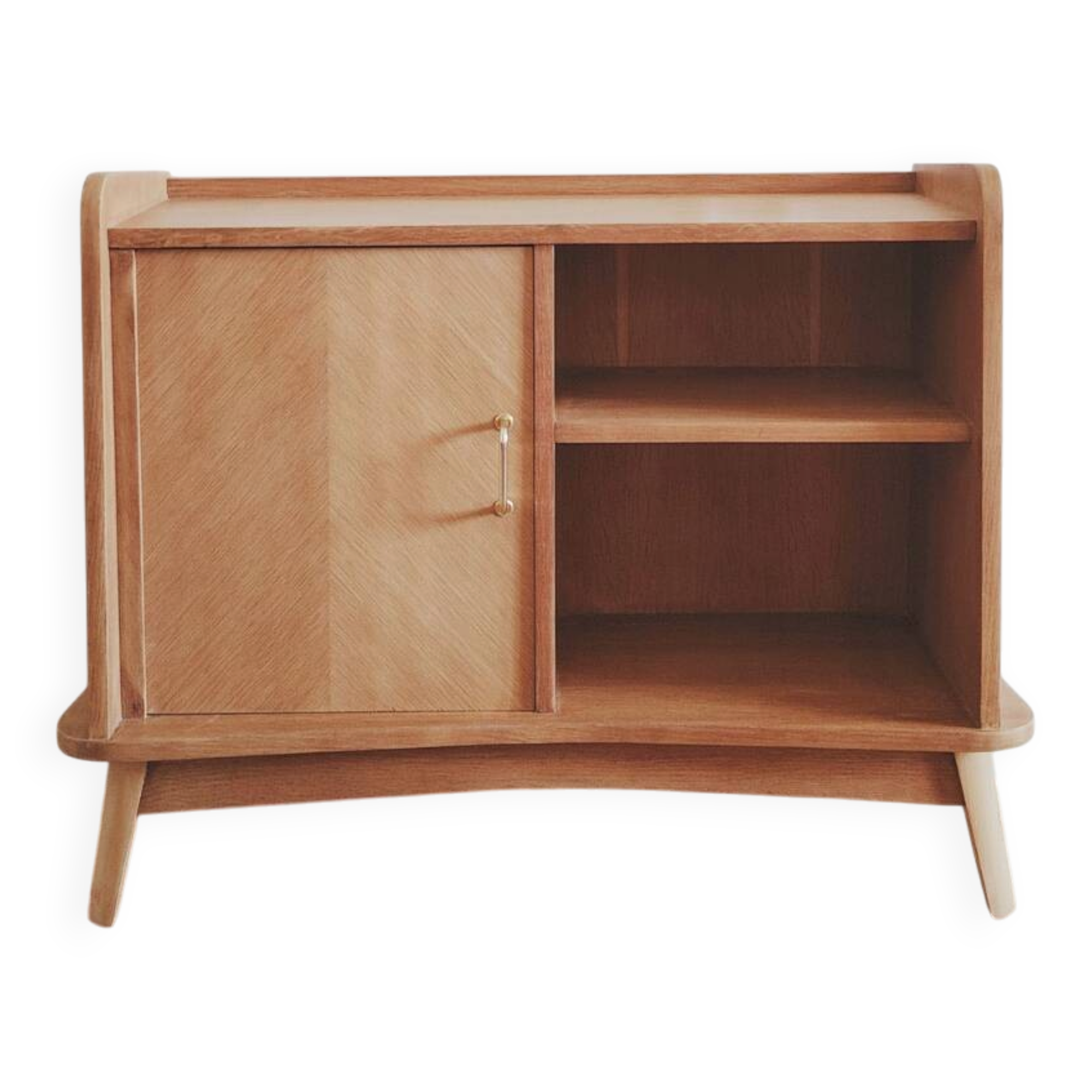 Renovated vintage buffet in Scandinavian style, 1960s.