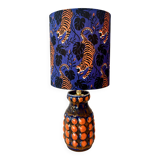 Upcycled table lamp from West Germany, Pop-Art vase by Bay Keramik