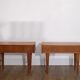 Paire de chevets vintage scandinave en teck 1960