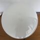 Spiral lamp or spring black and opaline vintage 1960