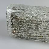 60s 70s wall lamp mirror light Germany Ice Glass Space Age Design