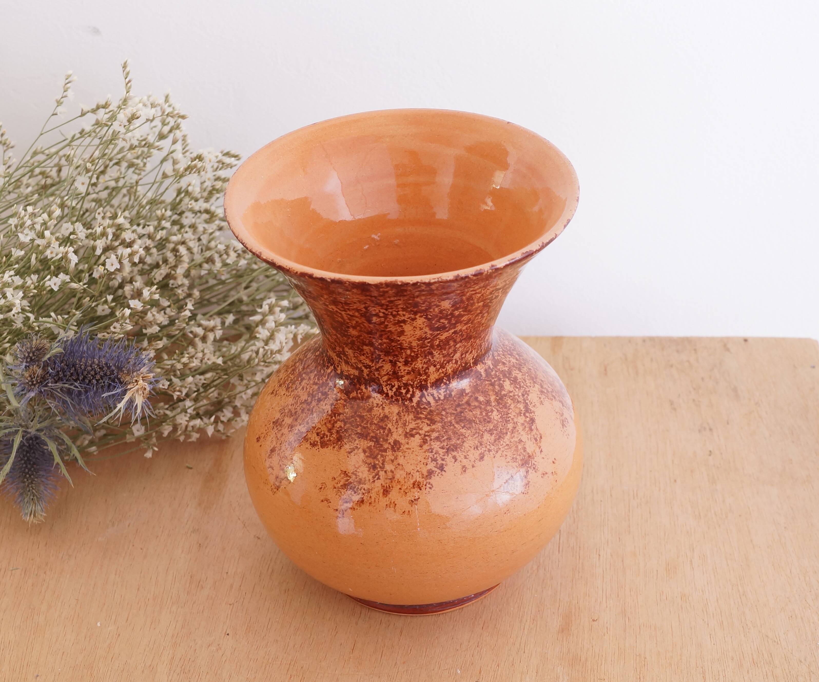 Vintage ceramic vase MYB Croix de Vie