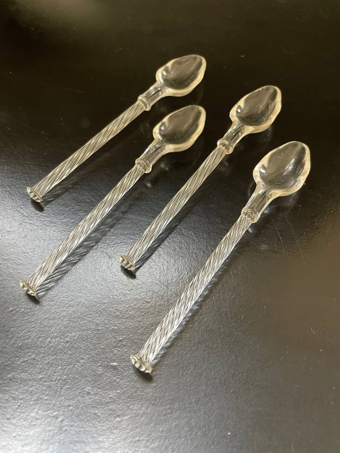 Blown glass spoons