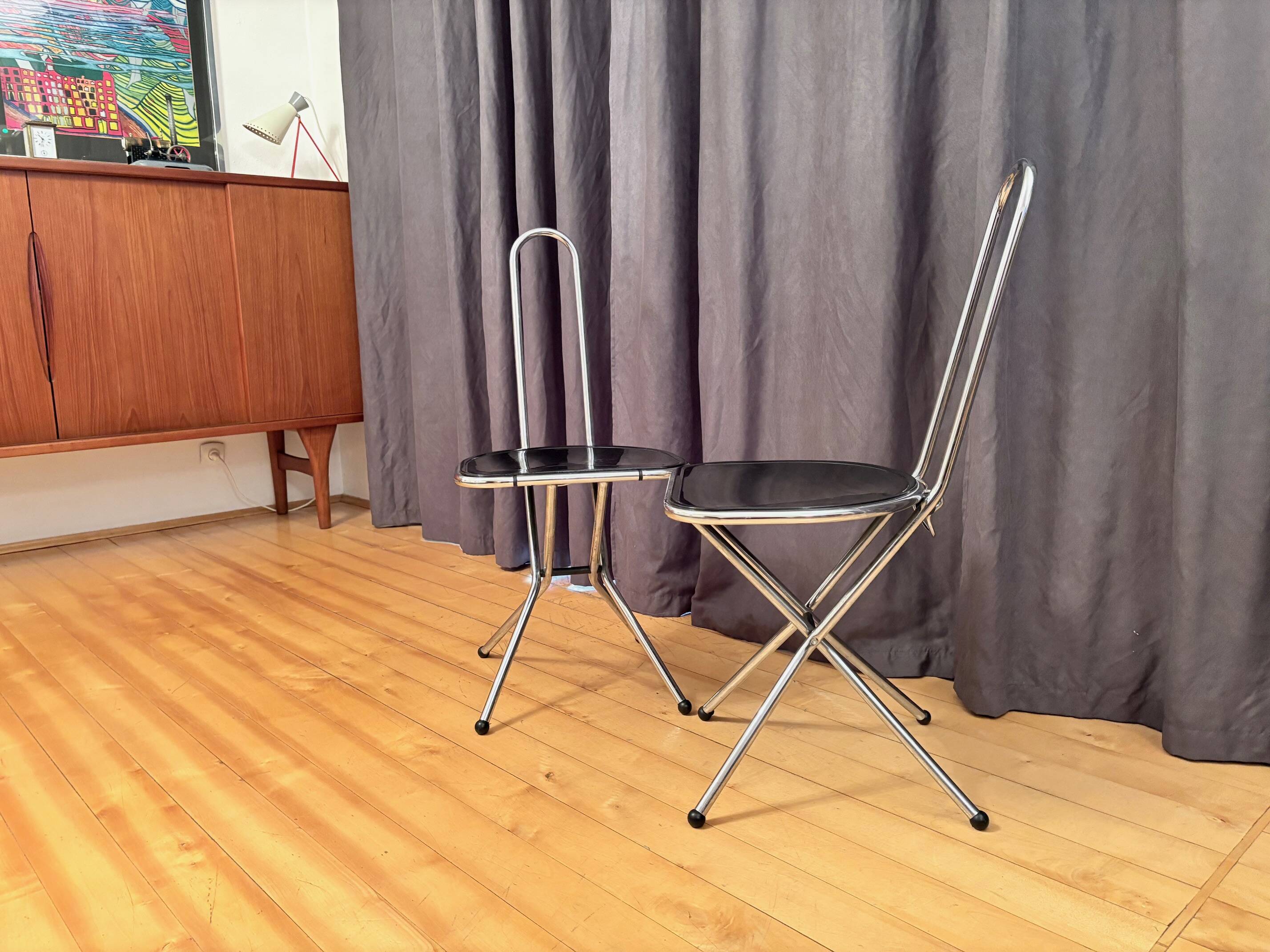 Pair of Niels Gammelgaard Chairs, IKEA, 1980s