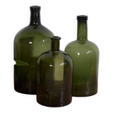 Anciennes bouteilles vert olive (vers 1920). Ensemble 3 pièces #11