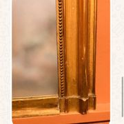 Antique gilded wooden mirror