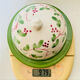 Butter bell in faience from the 20th century signed Mesves R.R Renaud Rémusat.