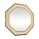 Octagonal mirror by Jean Claude Mahey, France 1970s