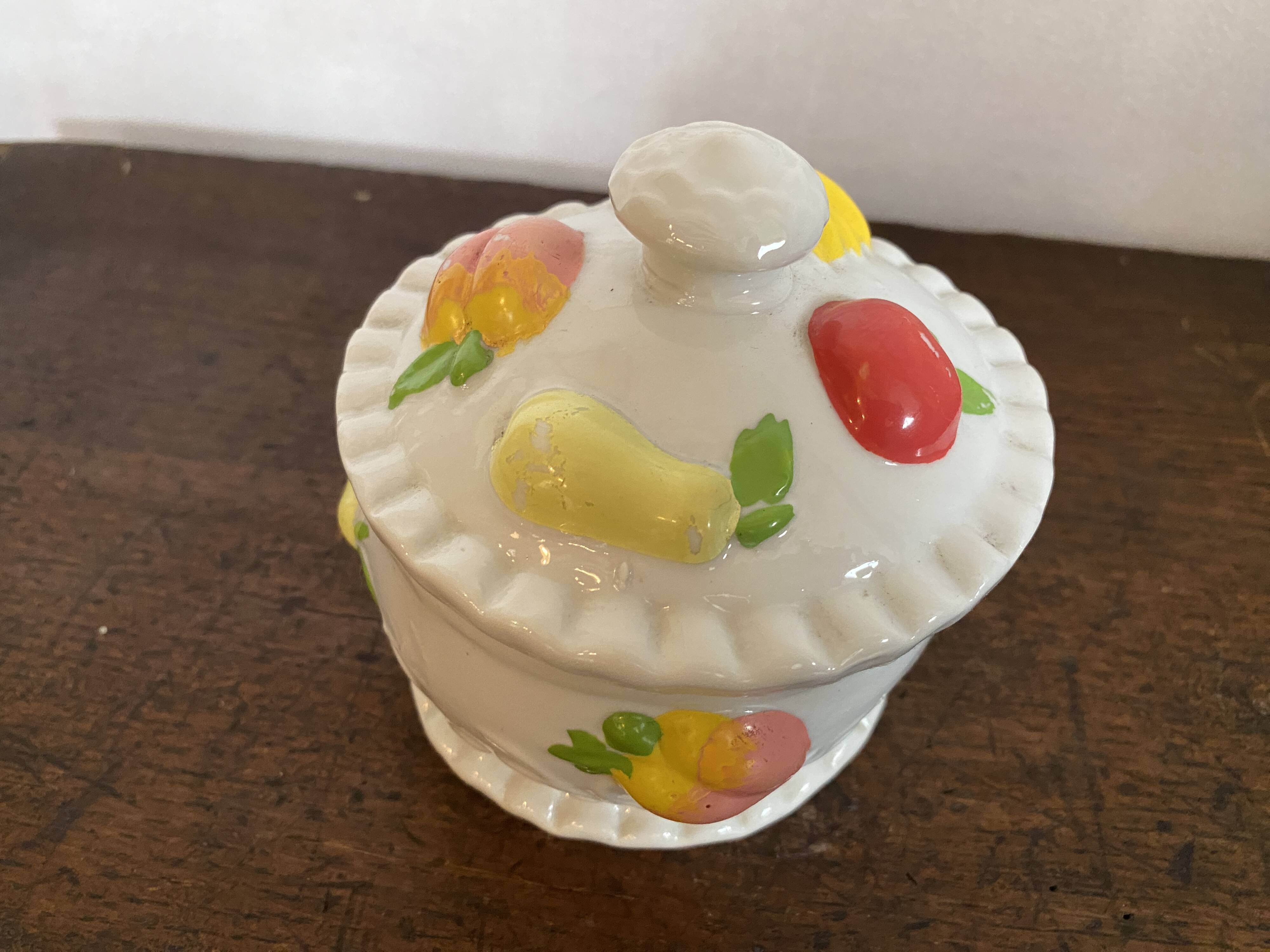 Candy box in fruit slip