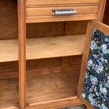 Parisian art deco buffet walnut brut massive 1920