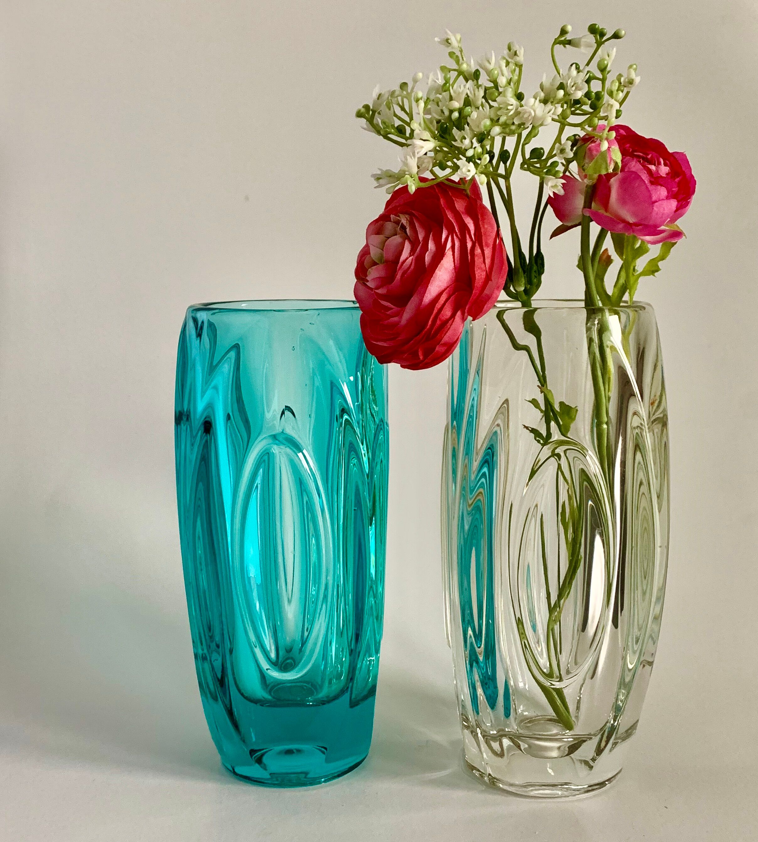 Vase from Sklo Union Rosice, 1950