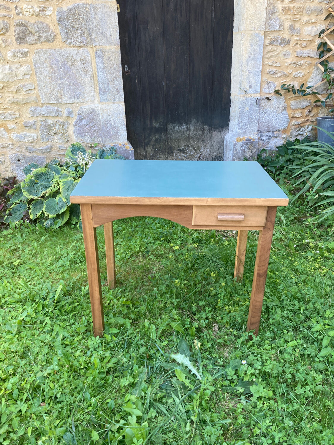 Wooden desk